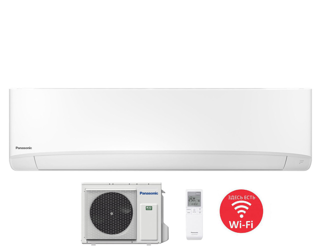 Panasonic CS-TZ71WKEW/CU-TZ71WKE Super-Compact Inverter