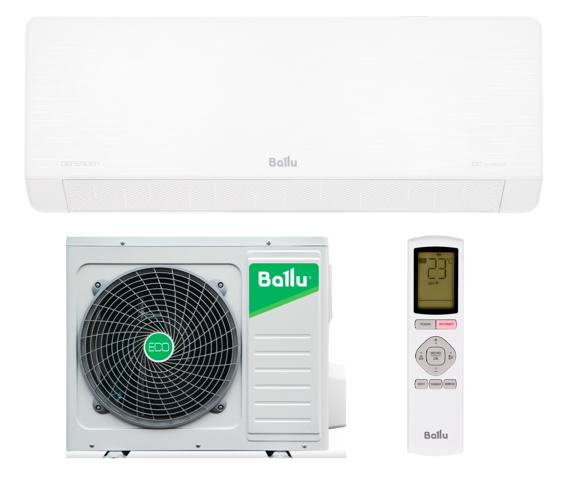 BALLU BSHI-09HN8 Defender ERP DC Inverter